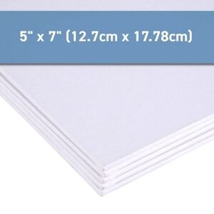 NWOT Set of Six 5x7 White Canvas Panels